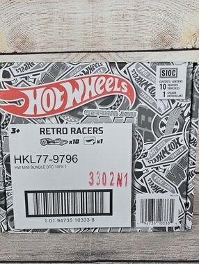 HOT WHEELS 2022 Mini Bundle 10 pack - Retro Racers HKL77-9796 BRAND NEW!